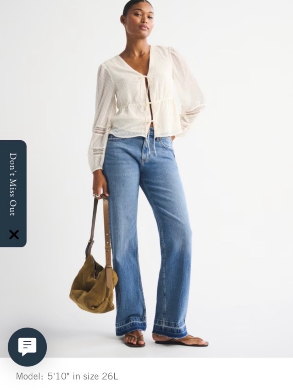 Abercrombie Curve Love Baggy Jeans